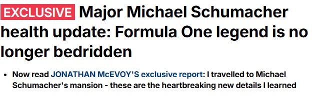 开运在线赛事平台-13年了！英媒：车王舒马赫不再长期卧床 目前能借助轮椅活动